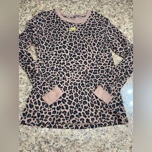 NWOT Nike Brown Leopard Print T-shirt Medium